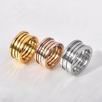 Unisex Jewelry Fashion Classic Narrow And Wide Version Ring