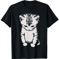 sEl Gato Sad Kitten Funny Meme Sad Crying Munchkin Cat Trendy T shirt 100% Cotton T Shirts Short Sleeve Tops P710