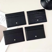 New Simple Clip Ultra-thin Sleeve ID Holder Multiple Card Slots Unisex Trendy Brand