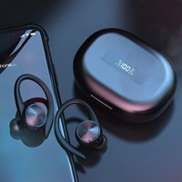 New TWS Noise Reduction Wireless 5.0 Bluetooth Painless Earphone Digital Display Sports Earphones