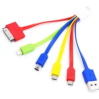 one drag 4 5 6 gift adjustable USB charging cable suitable Android Apple TypeC