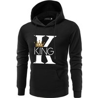 Mans clothing Couple hoodie loose casual hoodie print couple dress