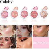Natural Fine Shimmer Nude Pearl Blush Pork Belly Marble Facial Highlight Brightening Makeup Palette