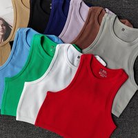 Clothing Sports I short vest without underwire quick drying running fitness top