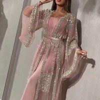 Women's Clothing Sequined Sexy Long Skirt Shawl Banquet Evening Dress New