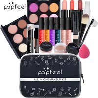 Makeup Sets POPFEEL 20 Piece Makeup Set Full Combination Beginner Girl Student Party Natural Light Makeup Distribution