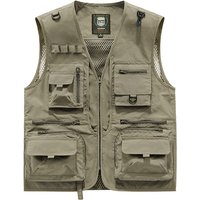 Clothing Workwear Pocket Vest Director Media Advertising Vest Outdoor Fishing Vest