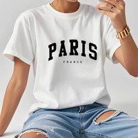 2025 Summer European American Hot Sale Printed Round Neck Loose Large Short Sleeve T Shirt Top