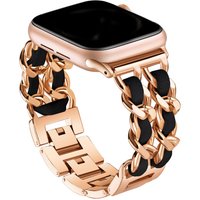 Compatible for Apple Watch Band Jewelry Bracelet Metal Strap Bling for iWatch bands Series Ultra 8 7 6 5 4 3 2 1 SE