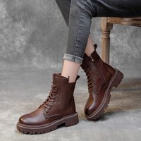 Shoes Martin boots British style short boots winter Korean version plus velvet thickened all match thick soled knight boots ins