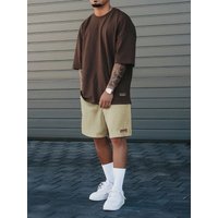 Clothing Summer Simple Sports Casual Suit Short Sleeved T Shirt Shorts Small Icon ME2 MA1