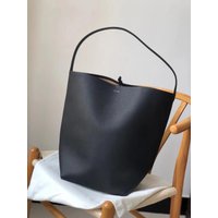 NS Park Cowhide Single Shoulder Bag Handbag Row Bucket Tote Lcu