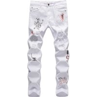trendy denim trousers fashionable jeans