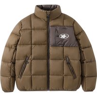 Clothing Trendy Down Filled Cotton Jacket Puffer Jacket Star Patterned Devil Cropped Cotton Coat