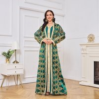 Clothing Embroidered Long Cardigan Two piece Temperament Dress