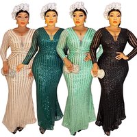 Clothing Tail Banquet Evening Dress Sequined Large Dress