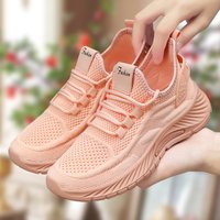 Shoes spring fashion casual running shoes trend flying weave shoes sports shoes