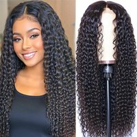middle parted wool curls long curly hair full head wig wig source