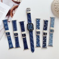 Watch Band iWatch 42 44 45 46 49mm 38 40 41mm PU leather Fashion Watch Strap Watch Series Ultra2 Series 10 9 8 7 6 5 4 3 2 1