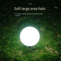 Led courtyard solar luminous ball light variety colorful combination light outdoor lawn light holiday atmosphere decorative light