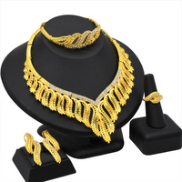 Jewelry set Necklace ring earring set in stock