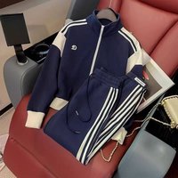 Clothing High End Fashion Sports Suit Autumn Style Slim Short Style Matching Jacket Leggings Two Piece Suit