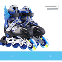 Children's Ice Skates Flashing Roller Skates Adult Roller Skates Adjustable Men And Women Spot