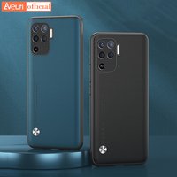 For OPPO A36 A76 A96 Luxury PU Leather Case For OPPO A54 A74 A94 A55 A95 4G 5G Back Cover Matte Silicone Protection Phon