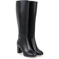 Rubber Retro Low Heel Mid Heel Square Events Outdoor Footgear Shoes Toe Buckle Zipper Formal