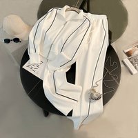 Clothing Fashionable Street Sports Casual Suit Spring Autumn Age Reducing Slim Cardigan Long Sleeved Sweatshirt Two Piece Suit