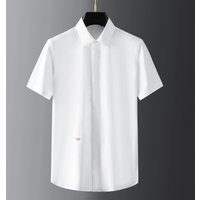 Unbeatable Quality Summer Classic Versatile Collar Bee Embroidered Short Sleeve High Quality Shirt