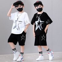 Boys suit 2023 new children’s summer short sleeved shorts, popular internet and trendy on the streets