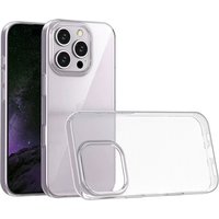 Ultra Thin Clear Silicone Case iPhone 16 15 14 13 12 11 Pro Max Mini XR X Plus Transparent Shell Ultra Thin Back Cover
