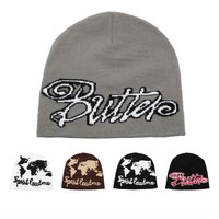 Hats Letter Jacquard Warm Pullover Knitted Hat Street Fashion Hat