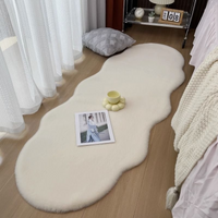 Bedroom Carpet Bedside Rabbit Fur Floor Mat Living Room Cloakroom Blanket Ins Net Same Style Thick Plush Blanket