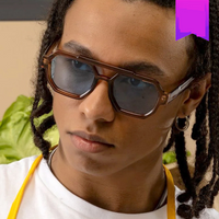 New Sunglasses For Women High End Internet Celebrity Style Polarized Sun Protection Sunglasses Large Frame Round Face Slimming Glasses For Men