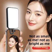 ng2510227 Live Streaming Photography LED Fill Handheld Portable Selfie Beauty Lighting Functional Universal Clip Phone