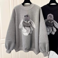 Fashion Doll Loose Pullover Style Sweatshirt Top