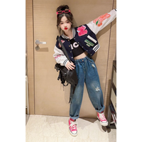 Mother & jacket 2024 spring style Korean style Internet celebrity big spring style all match baseball jacket
