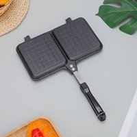 Double-sided Square Waffle Pan For Toasting/muffin Baking