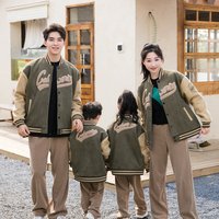 Family Matching Baseball Jackets – Winter Proof Suede Lined Padded Coats 
