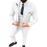 3 piece Groom Best Man Wedding Banquet Oversized Suit