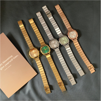 Women's Watches New Light Luxury Niche Style Small Fresh Watch For Women Simple Temperament Student Square Bamboo Strap