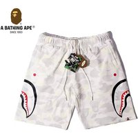 A BATHONG APE Ape Head Shark Shorts Ape Head Shorts Five Leg Casual Shorts, Made Of Pure Cotton Fabric