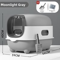 Extra Large Cat Litter Box - Fully Enclosed Disinfecting Odor Proof Splash Proof for Cats Wholesale