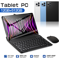 ipa15 pro 12GB+512GB 10.1 "tablet Bluetooth Gaming Learning Dual SIM Android calling Yahoo