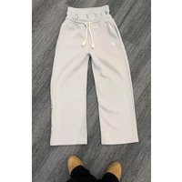 Men's Clothing Casual Simple Couple Fashion Creative Double Waist Folding Sweatpants