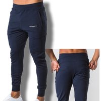 2024 Muscle Fiess Running Training Sports Cotton Trousers Breathable Slim Beam Mouth Casual Health Pants
