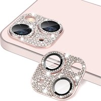 Glitter Diamond Camera Lens Protector Case Cover iPhone 15 14 Plus 13 Pro Max 12 Mini 11 Protection Phone