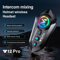 Motorcycle Helmet Intercom Bluetooth Headset | Motorcycle Microphone 2-person 500m Intercom
